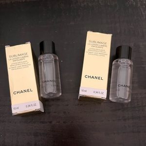 Lot of 2 Chanel Sublimage la lotion lumiere exfoliate